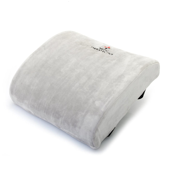 Medic Therapeutics Back & Lumbar Support Cushions Grey Memory Foam Lumbar Support Cushion w/ Cooling Gel Technology