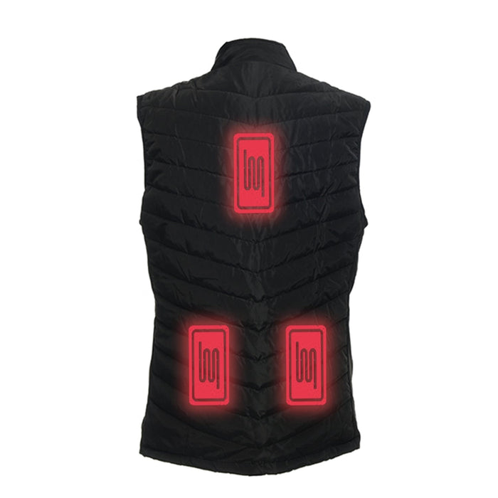 Medic Therapeutics Heat Therapy Heated Vest w/ 2 Power Banks & Carrying Pouch