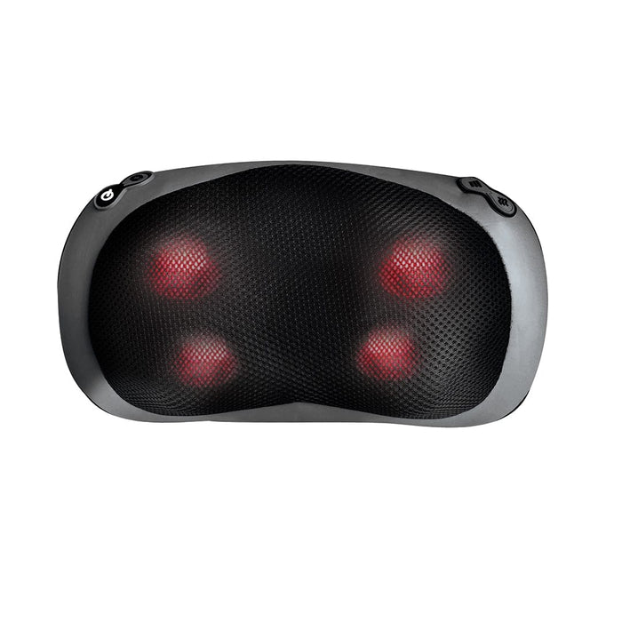 Medic Therapeutics Massagers Grey Back & Neck Portable Massager Pillow w/ Heat Therapy