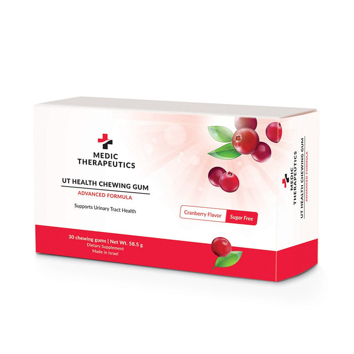 Medic Therapeutics Vitamins & Supplements UT Health Chewing Gum (Sugar-Free) Cranberry Flavor