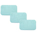 Medic Therapeutics  Bathroom Accessories Seafoam 5" x 3" Diatomite Non-Slip Quick Dry Multipurpose Mat 3-Pack