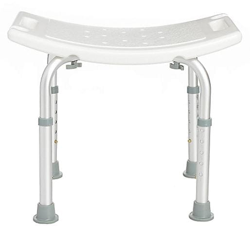 Medic Therapeutics Bathroom Accessories White Lightweight Adjustable Bathtub & Shower Assistance Bench