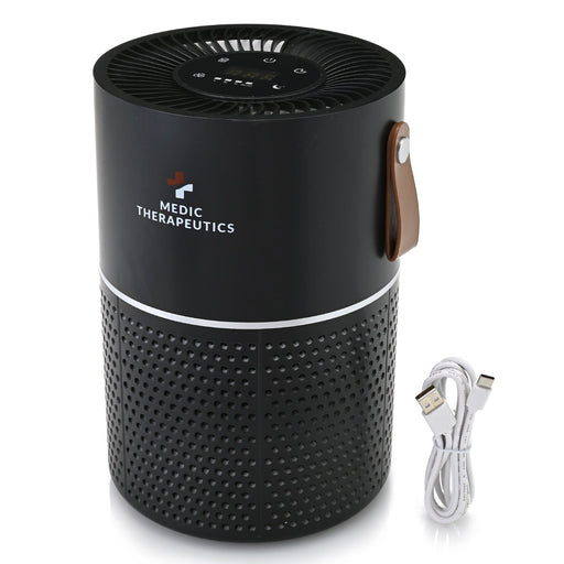 Medic Therapeutics Compact Air Purifier w/ Activated Carbon Filtration 