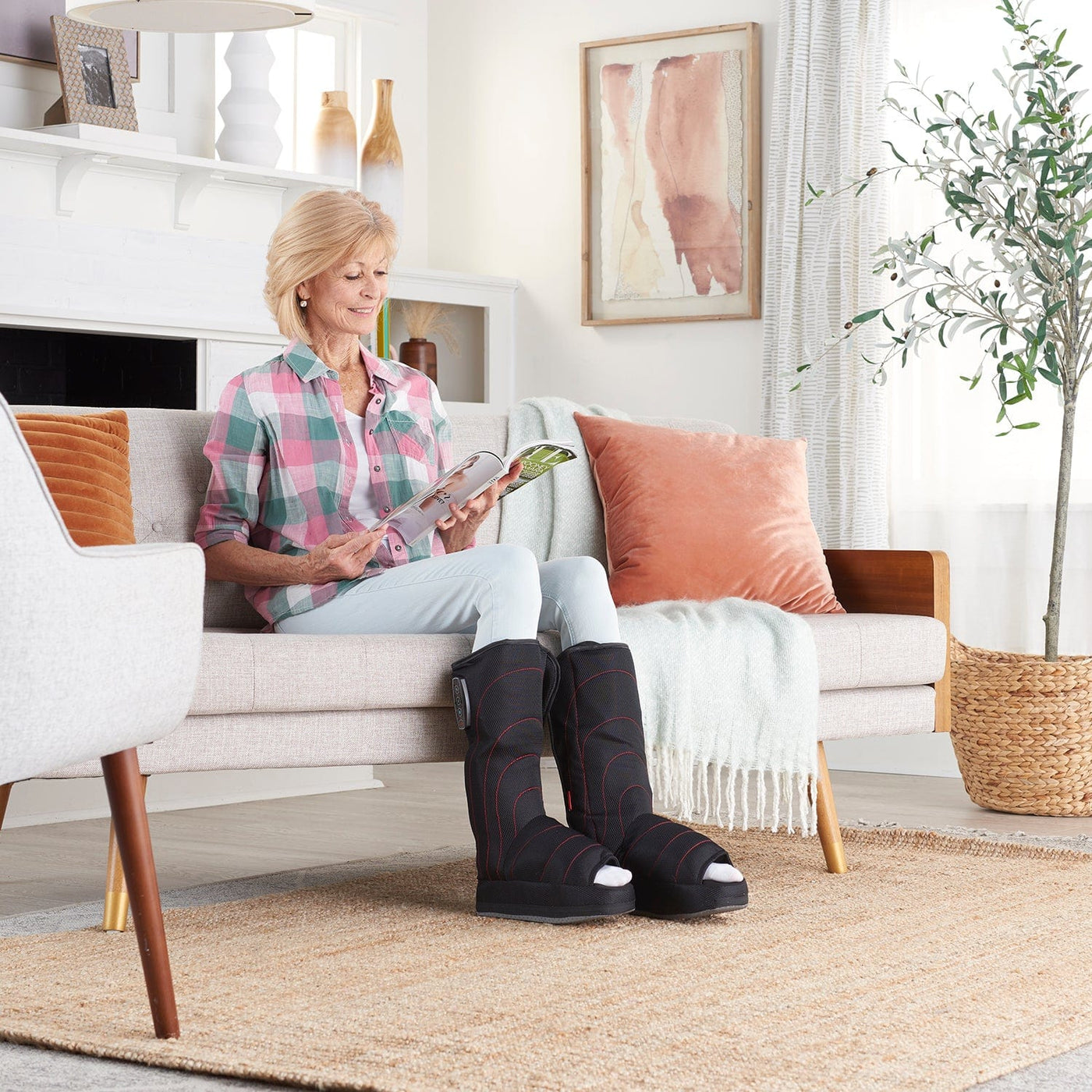 Cordless Air Compression Massage Boots w/ Heat — Medic Therapeutics