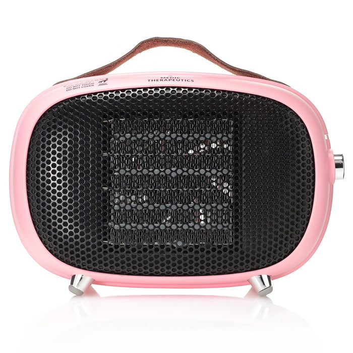 Medic Therapeutics Gadgets & Electronics Pink Portable Heater w/ Handle & Auto Shut Off