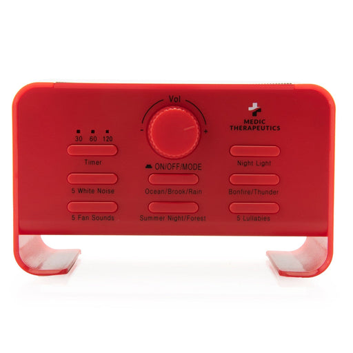 Medic Therapeutics Gadgets & Electronics Red White Noise Sound Machine w/ Bluetooth Choice of Color