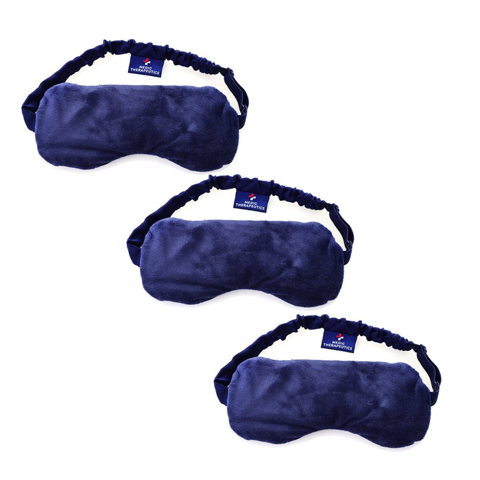 Medic Therapeutics Heat Therapy Blue Hot & Cold Pain Relief Lavender Eye Mask Set of 3
