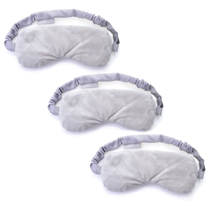 Medic Therapeutics Heat Therapy Grey Hot & Cold Pain Relief Lavender Eye Mask Set of 3