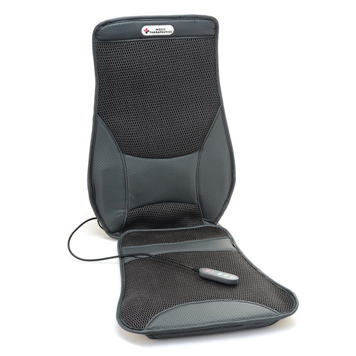 Medic Therapeutics  Massagers Grey Portable Vibrating Cooling & Heating Massage Cushion