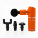 Medic Therapeutics Massagers Orange Portable Massage Gun w/ 4 Interchangeable Heads, 4 Speeds & Carrying Bag