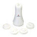 Medic Therapeutics  Massagers White Handheld Sculpting Massager w/ 4 Interchangeable Heads