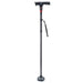 Medic Therapeutics Mobility Black Ultralight Folding Walking Cane w/ LED Lights & SOS Alarm