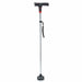 Medic Therapeutics Mobility Silver Ultralight Folding Walking Cane w/ LED Lights & SOS Alarm