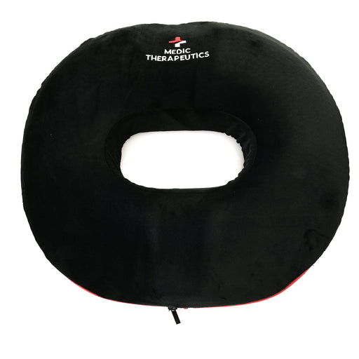 Medic Therapeutics  Orthopedic Pillows Black Memory Foam Orthopedic Round Donut Cushion