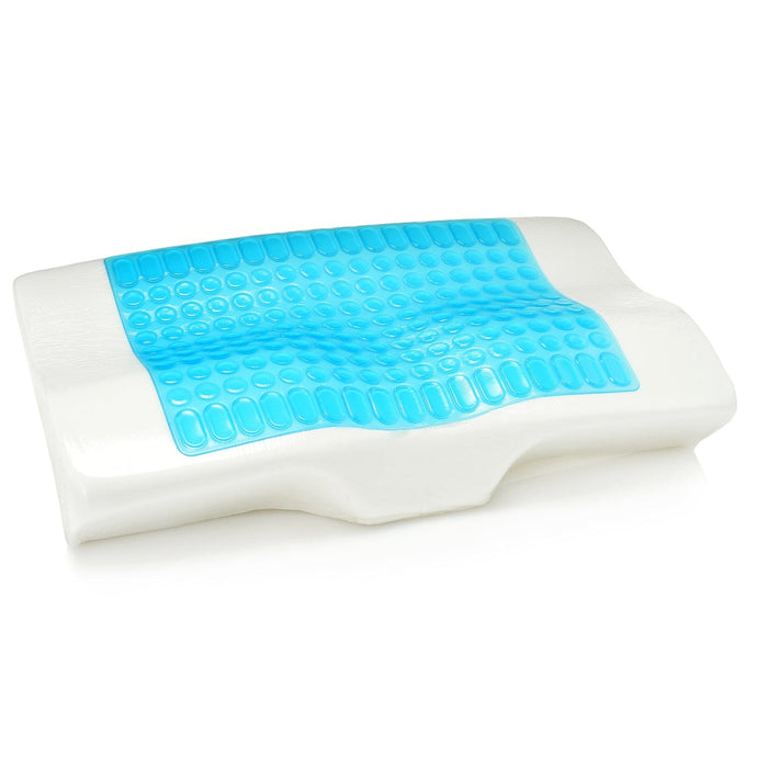 Memory Foam w/ Cooling Gel Orthopedic Knee Pillow — Medic Therapeutics