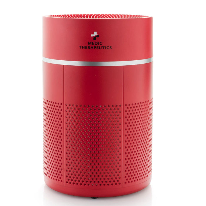 Medic Therapeutics Red Portable Air Purifier with Activated Carbon HEPA H13