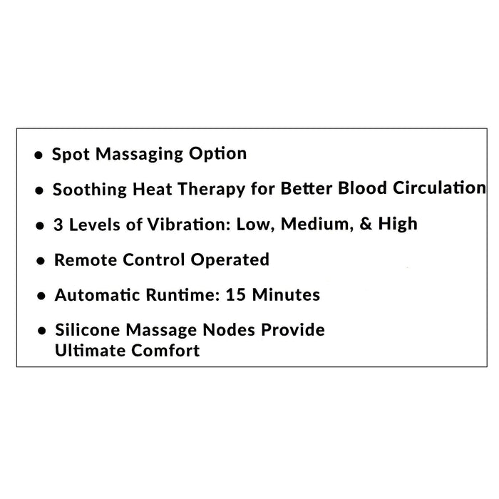 Medic Therapeutics Shiatsu & Rolling Back Massager w/ Gel Massage Heads