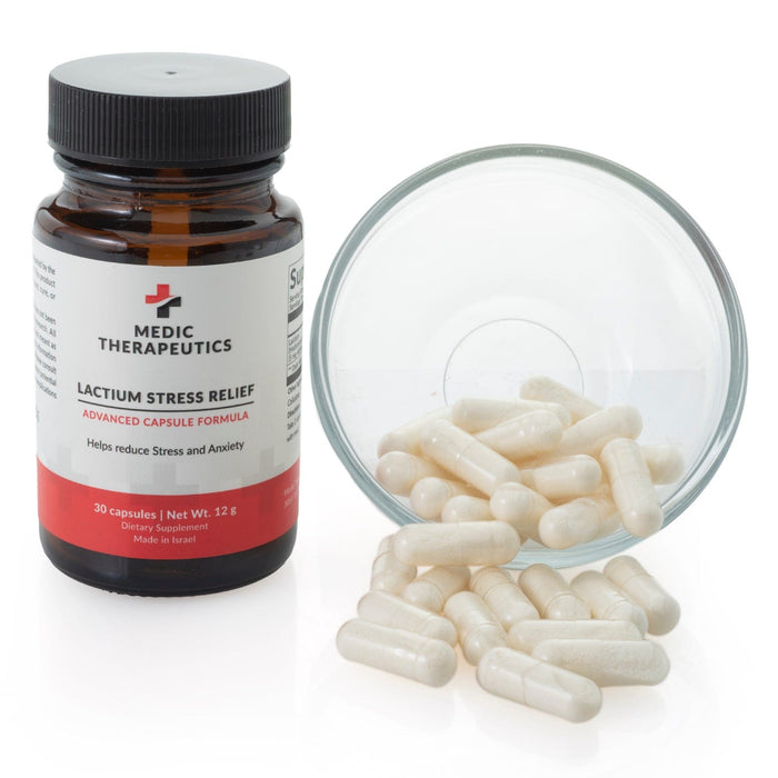 Medic Therapeutics Vitamins & Supplements Lactium Stress Relief Advanced Capsule Formula