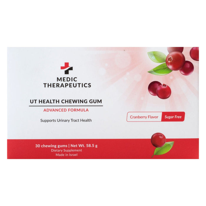 Medic Therapeutics Vitamins & Supplements UT Health Chewing Gum (Sugar-Free) Cranberry Flavor