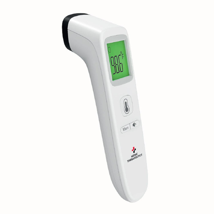 Medic Therapeutics White Dual Mode Touchless Digital Infrared Thermometer
