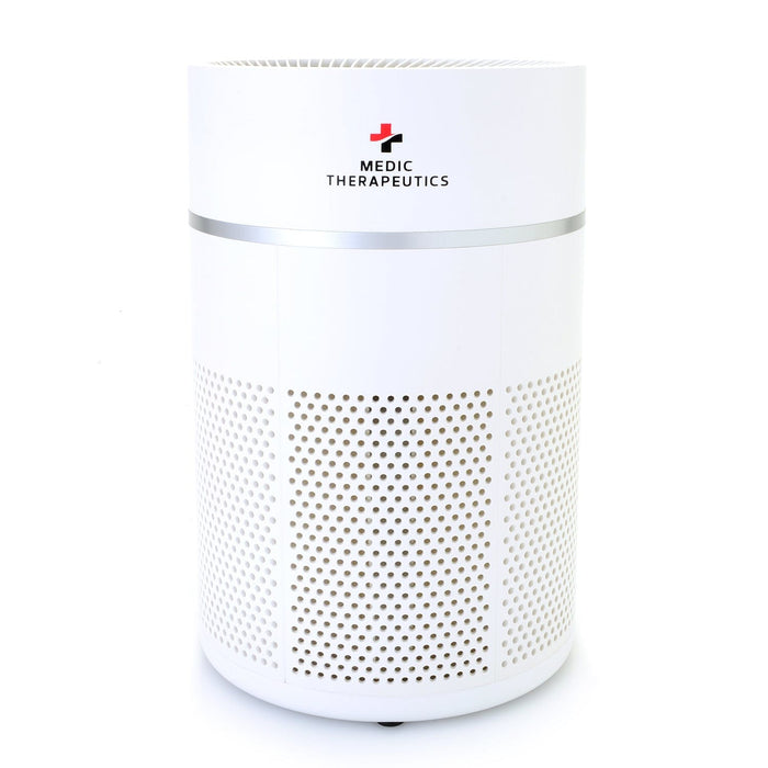 Medic Therapeutics White Portable Air Purifier with Activated Carbon HEPA H13